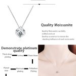 AZ193-X 925 Sterling Silver 1 Carat Moissanite Rubik's Cube Necklace Niche Design High Fashion Cute Girlfriend Souvenir Birthday Gift - Image 7
