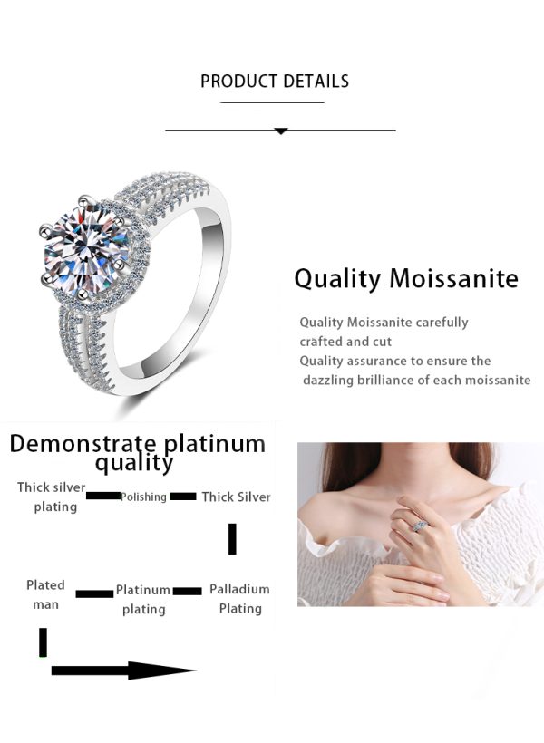 AZ039-J 925 Sterling Silver Couples Ring Sets Light Polishing Simple Ring for Woman Man Classic Wedding Fine Jewelry Circle - Image 7