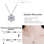 AZ213-X 14K White Gold Real GRA Moissanite Necklace For Women 925 Sterling Silver 0.5ct Lab Diamond Necklace Fine Jewelry - Image 7