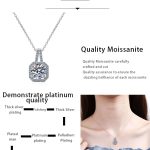 AZ045-X 2 Carat D Moissanite Drop Necklaces 18k Gold Plated Diamond Pendant Original Real 925 Silver Chain Fine Jewelry for Women - Image 7