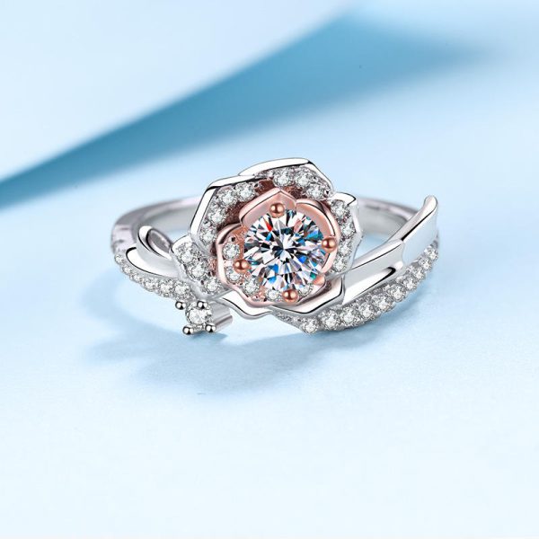 AZ372-J 925 Sterling Silver Ring Classic Sparkle Moissanite High Quality For Women Rings Wedding Fine Jewelry Accessories Party Gift - Image 5