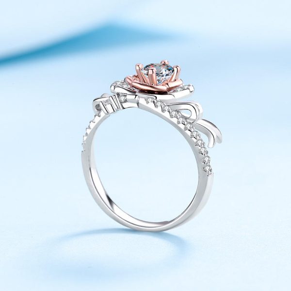 AZ372-J 925 Sterling Silver Ring Classic Sparkle Moissanite High Quality For Women Rings Wedding Fine Jewelry Accessories Party Gift - Image 3
