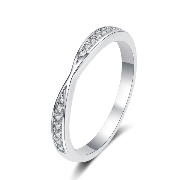 AZ340-J New GRA Certified 0.13Carat D Color Brilliant Moissanite Ring For Women Wedding Engagement Couple Female Ring  Women's Day Gifts